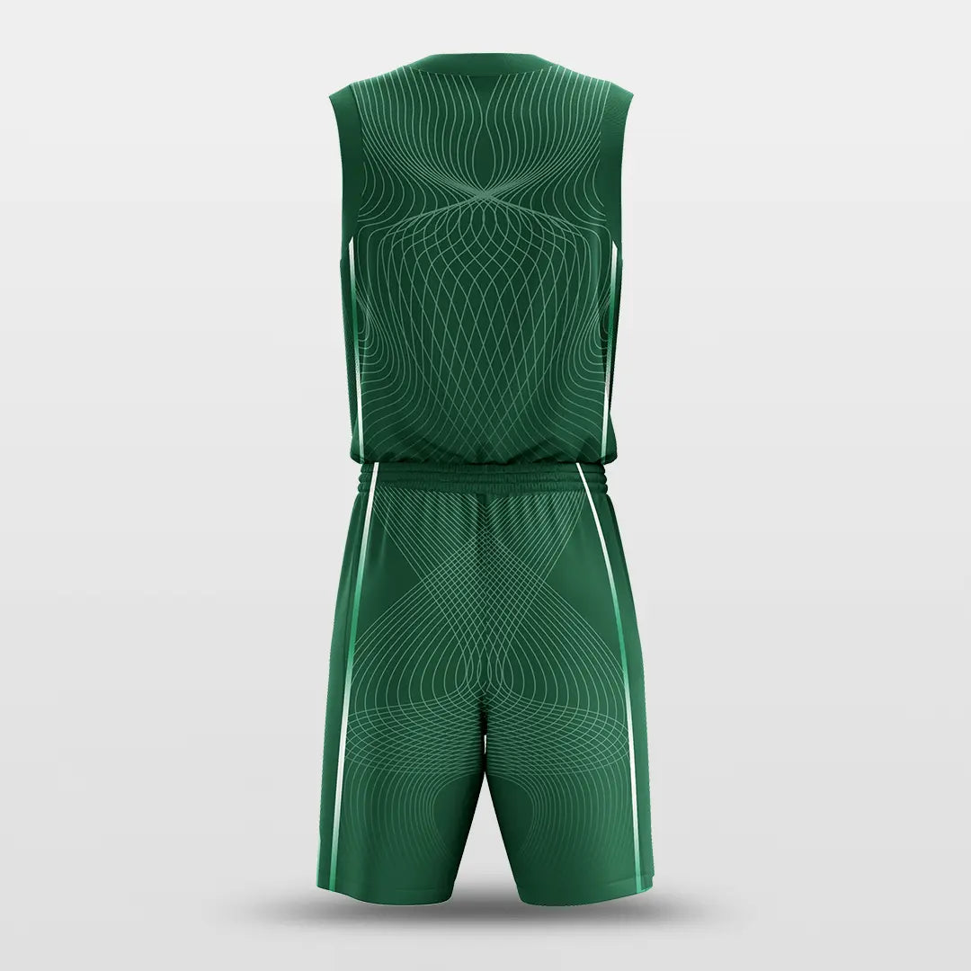 Cikers Sports Basketball Jersey Latitude and Longitude - Customized Sublimated Basketball Set