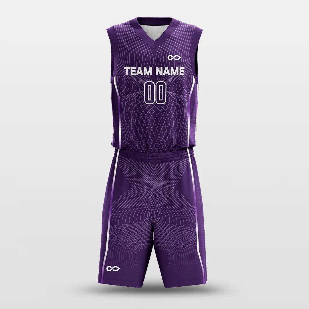 Cikers Sports Basketball Jersey Latitude and Longitude - Customized Sublimated Basketball Set