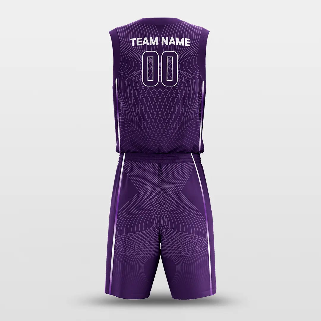 Cikers Sports Basketball Jersey Latitude and Longitude - Customized Sublimated Basketball Set