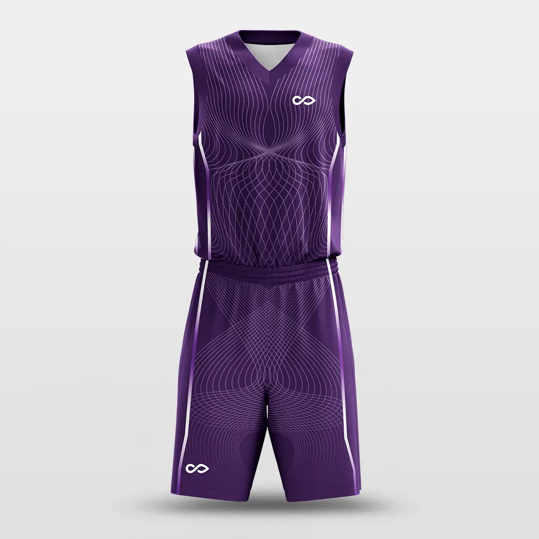 Cikers Sports Basketball Jersey Latitude and Longitude - Customized Sublimated Basketball Set