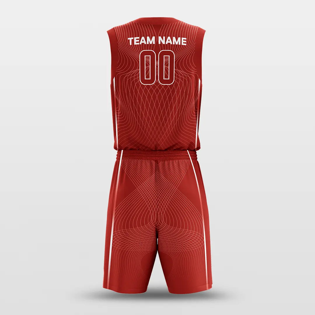 Cikers Sports Basketball Jersey Latitude and Longitude - Customized Sublimated Basketball Set