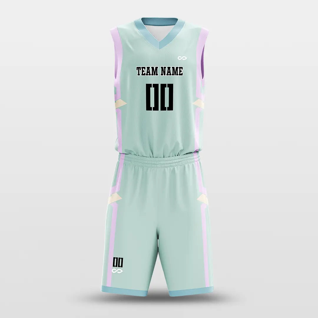 Cikers Sports Basketball Jersey Light Green / S Hero - Customized Sublimated Basketball Set