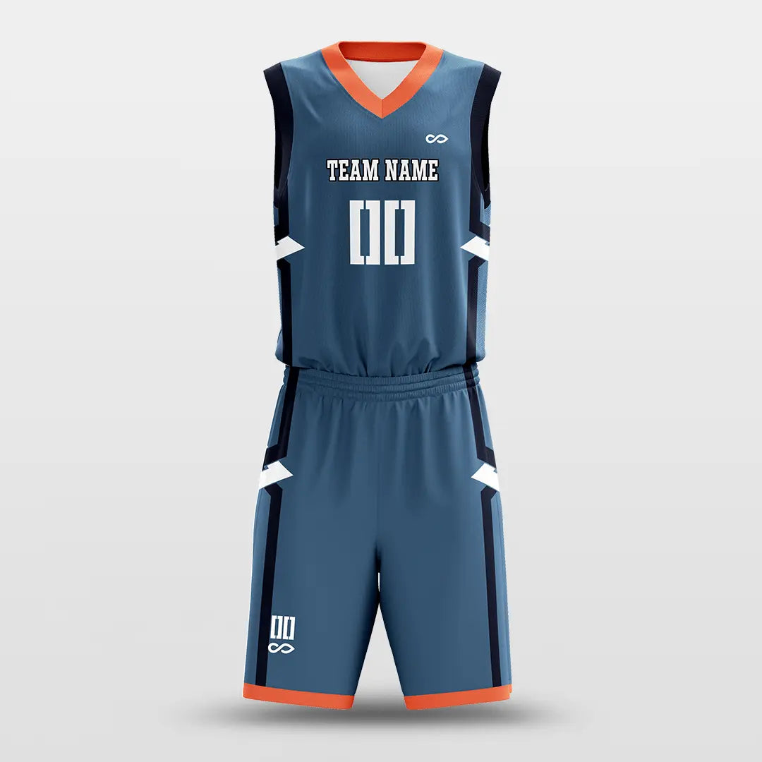 Cikers Sports Basketball Jersey Nevy / S Hero - Customized Sublimated Basketball Set