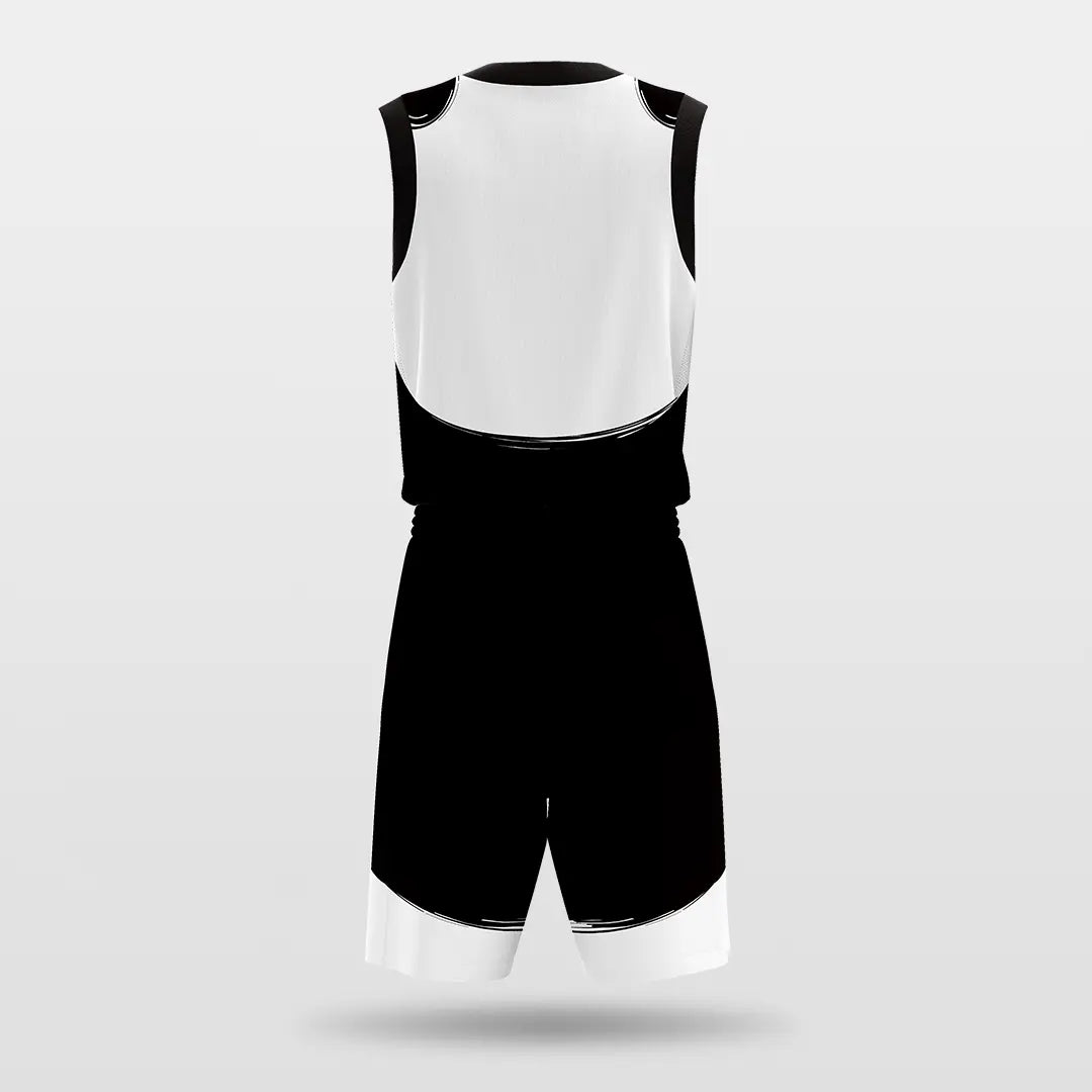 Cikers Sports Basketball Jersey Panda - Customized Sublimated Basketball Set