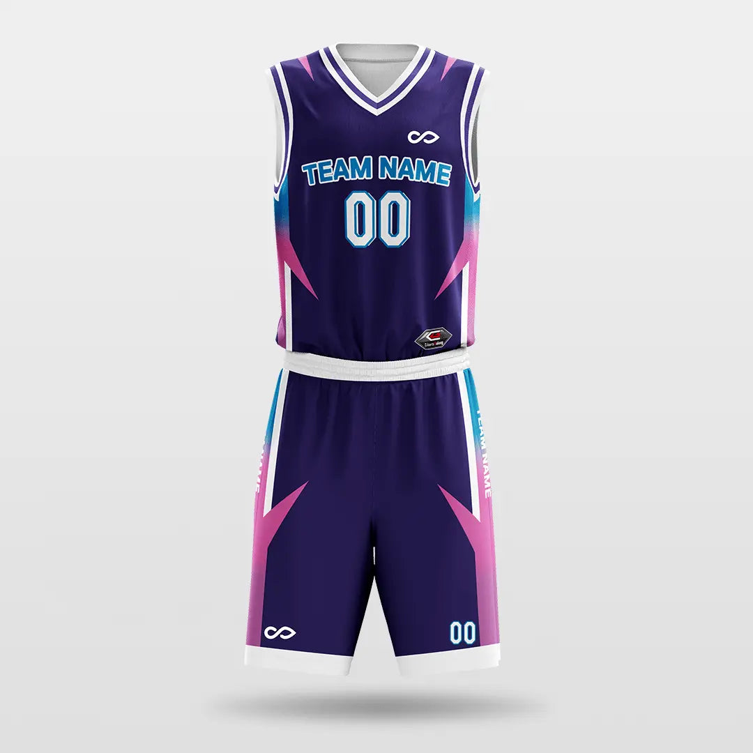 Cikers Sports Basketball Jersey Purple / S Armor - Customized Sublimated Basketball Set