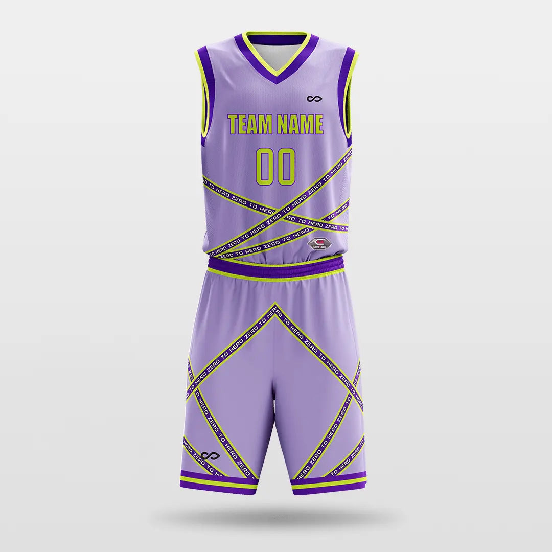 Cikers Sports Basketball Jersey Purple / S Fission - Customized Sublimated Basketball Set