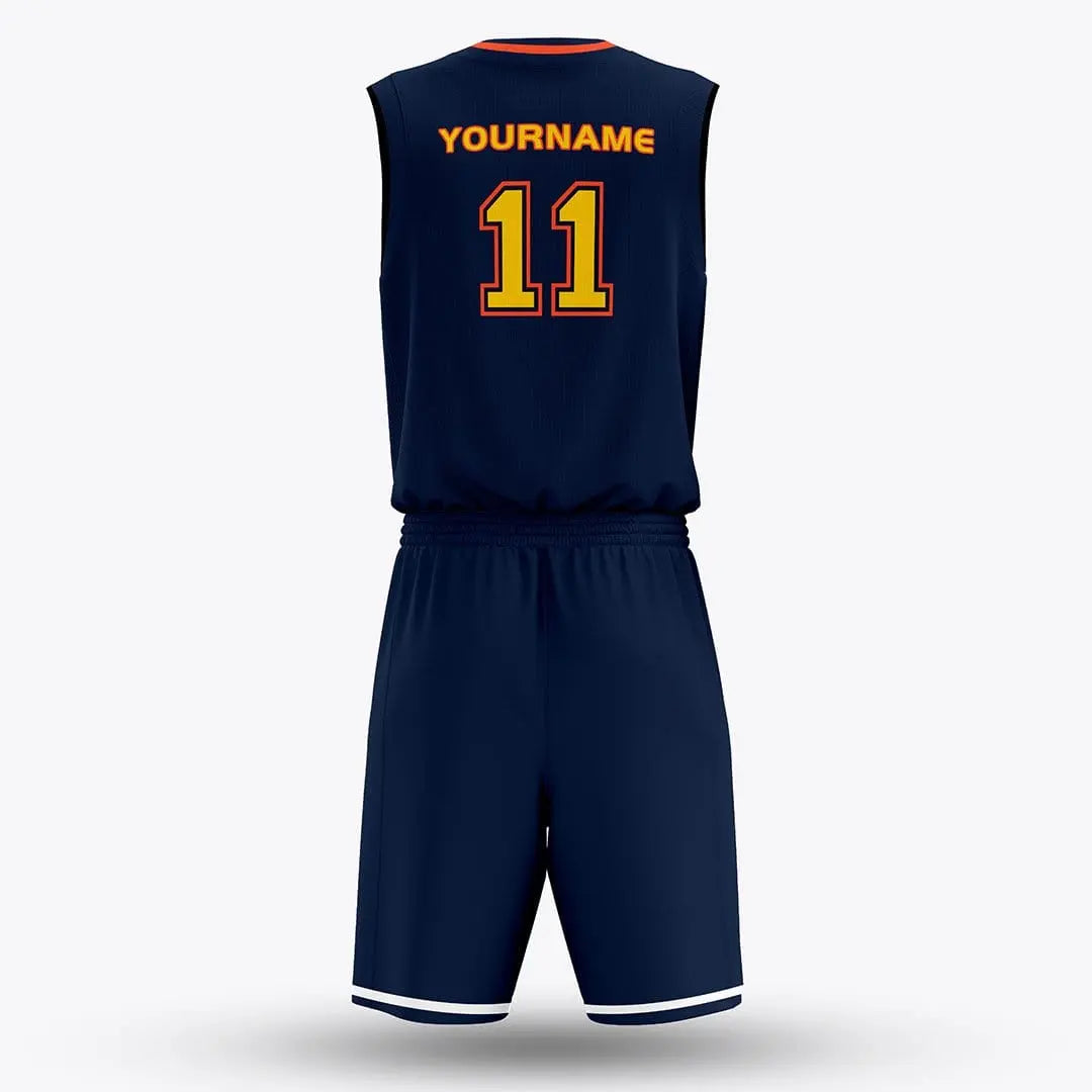 Cikers Sports Basketball Jersey Racer - Customized Sublimated Basketball Set