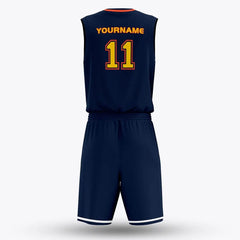 Cikers Sports Basketball Jersey Racer - Customized Sublimated Basketball Set