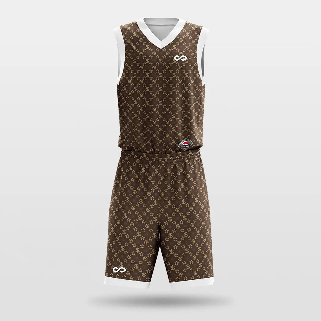 Cikers Sports Basketball Jersey Rich Peanuts - Customized Sublimated Basketball Set