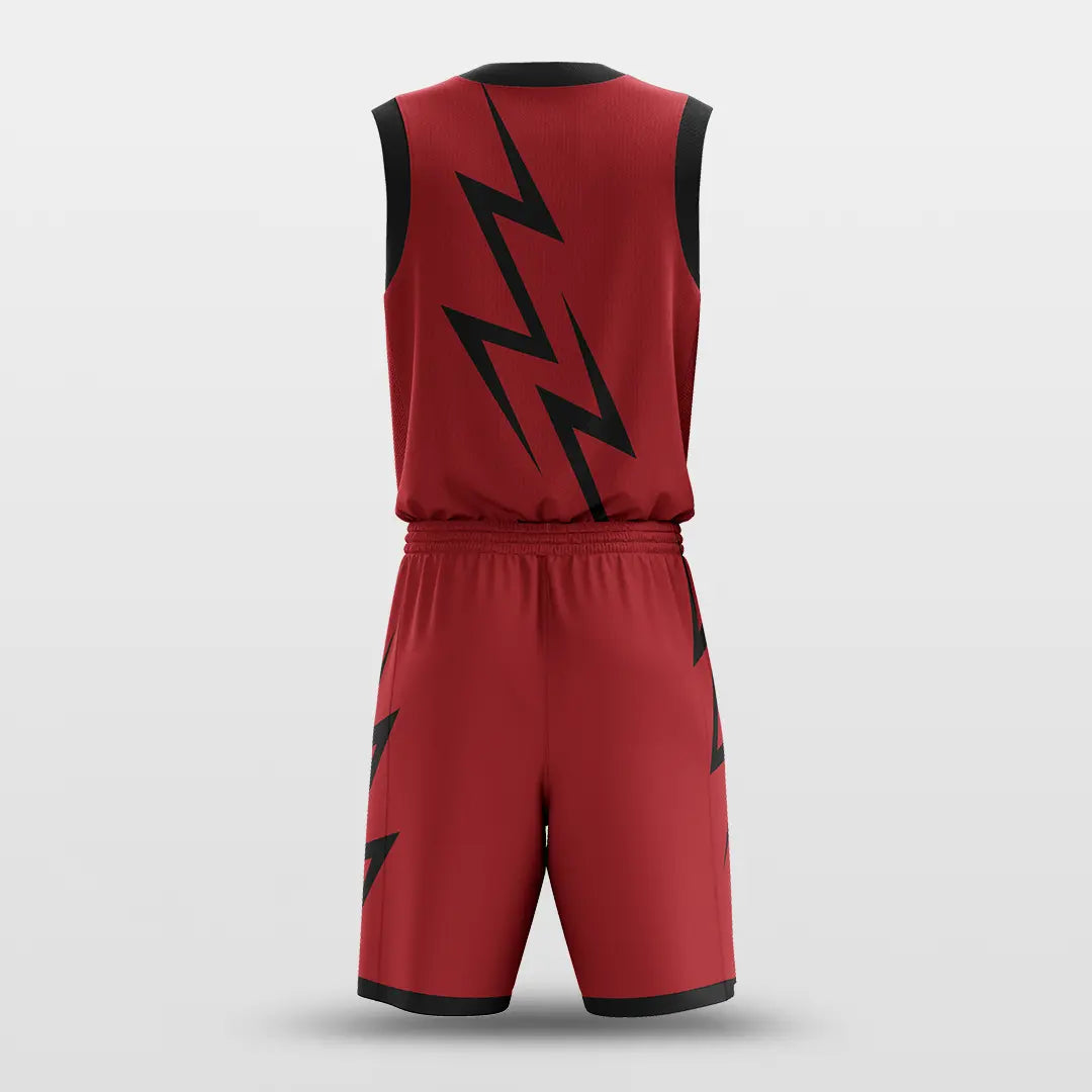 Cikers Sports Basketball Jersey Thunder - Customized Sublimated Basketball Set