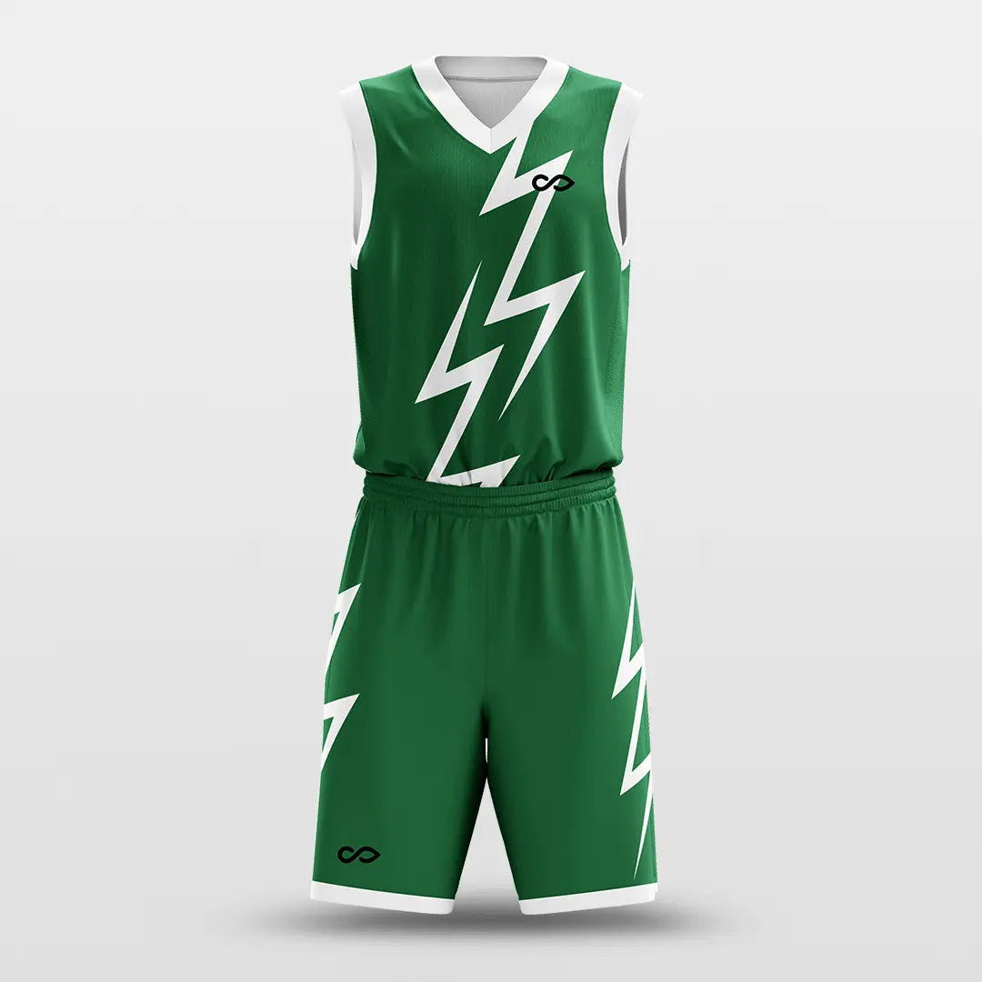 Cikers Sports Basketball Jersey Thunder - Customized Sublimated Basketball Set