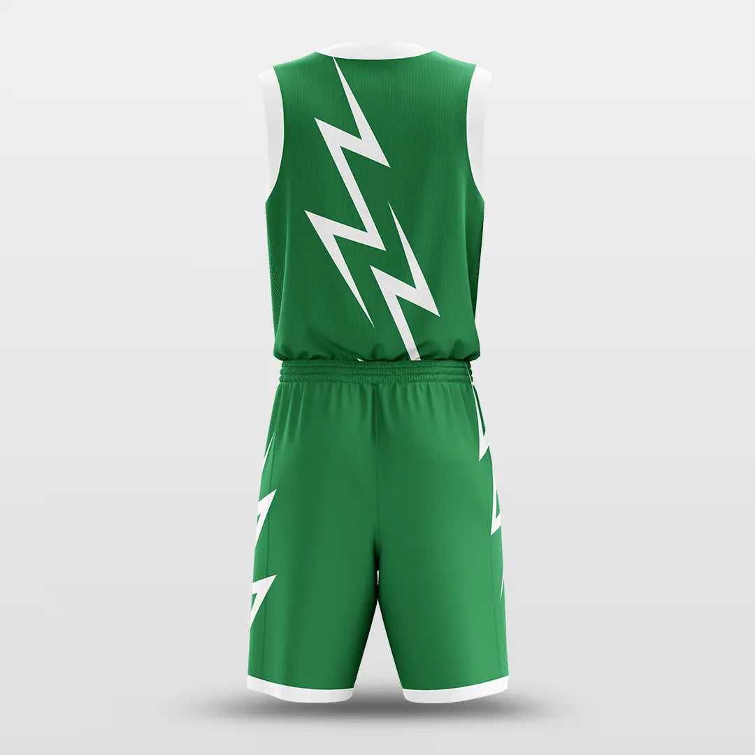 Cikers Sports Basketball Jersey Thunder - Customized Sublimated Basketball Set