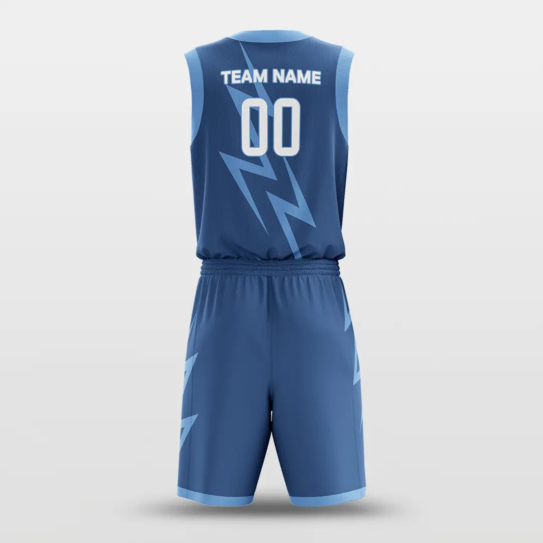 Cikers Sports Basketball Jersey Thunder - Customized Sublimated Basketball Set