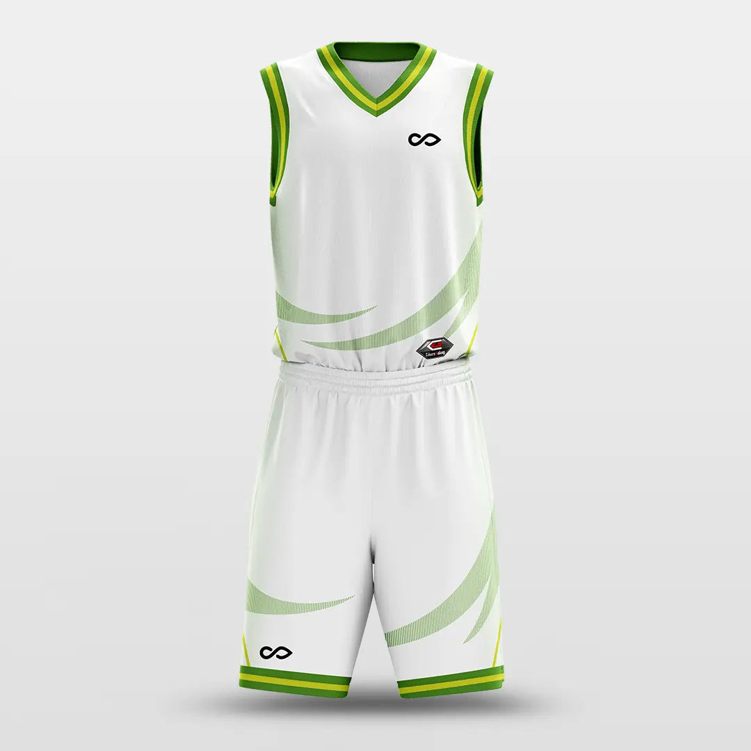 Cikers Sports Basketball Jersey Vine - Customized Sublimated Basketball Set