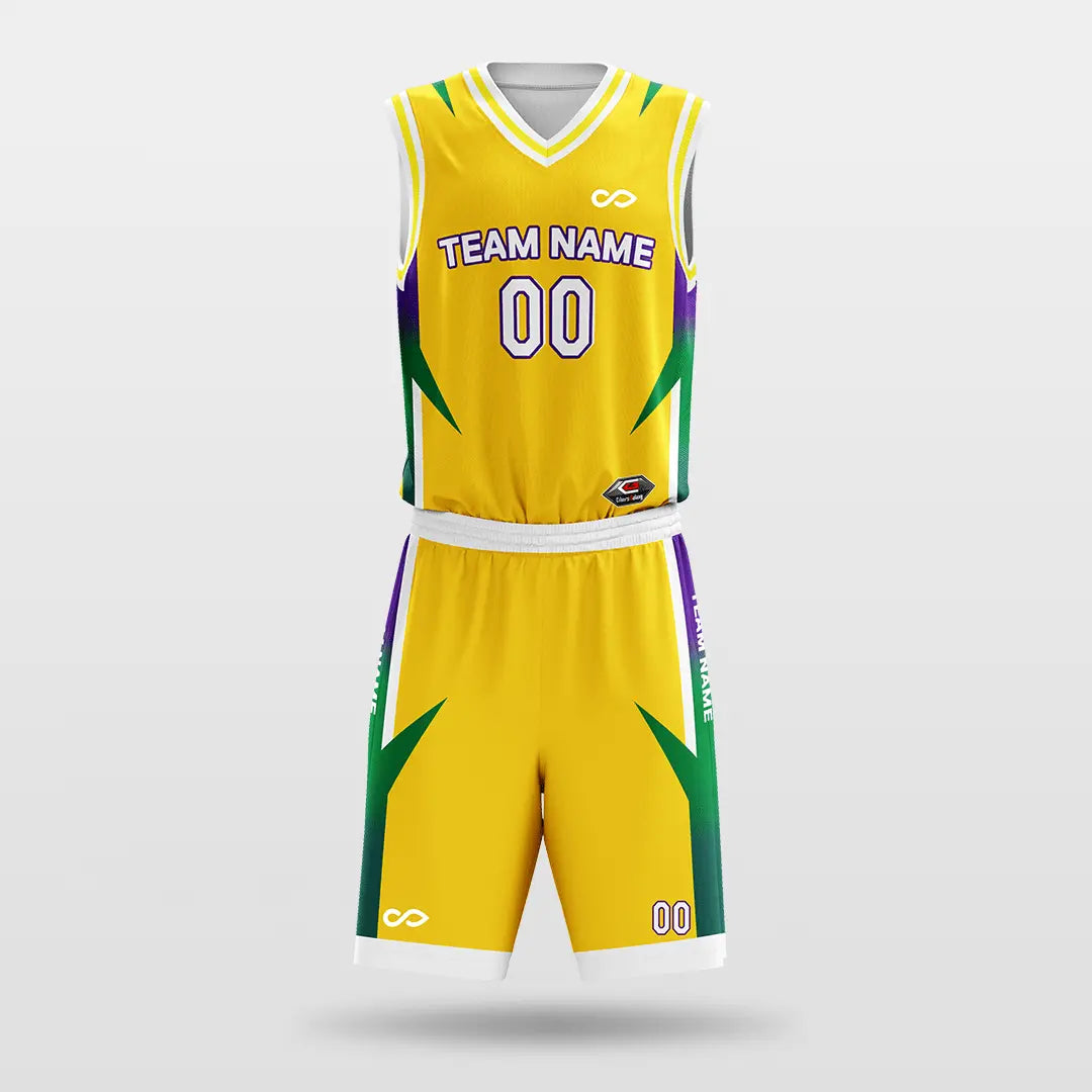 Cikers Sports Basketball Jersey Yellow / S Armor - Customized Sublimated Basketball Set