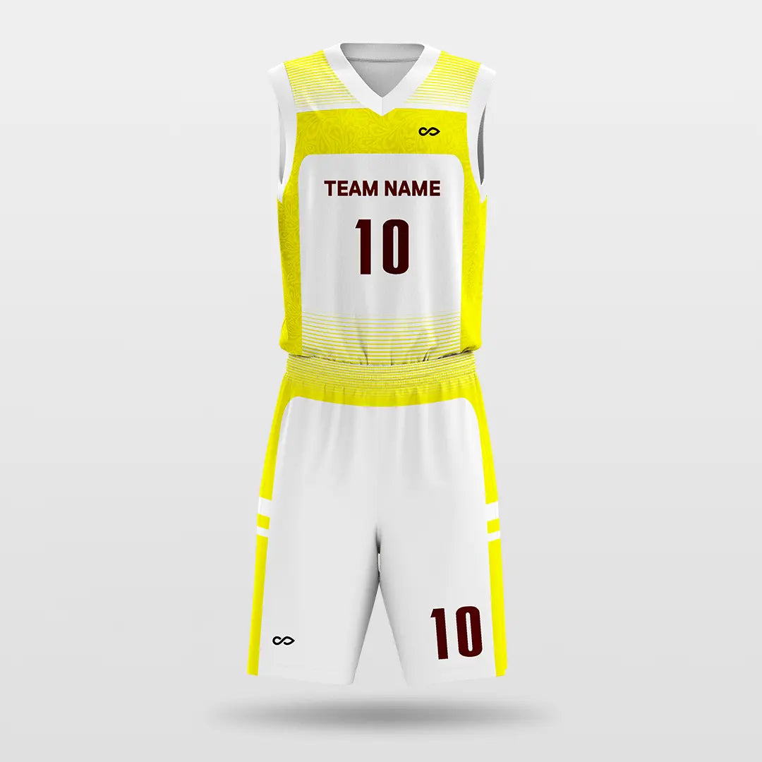 Cikers Sports Basketball Jersey yellow / S CLASSIC10 - Customized Sublimated Basketball Set