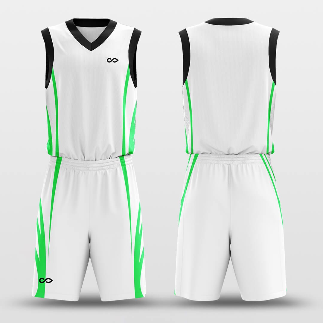 Cikers Sports Basketball Uniforms Bamboo - Custom Sublimated Basketball Uniform Set