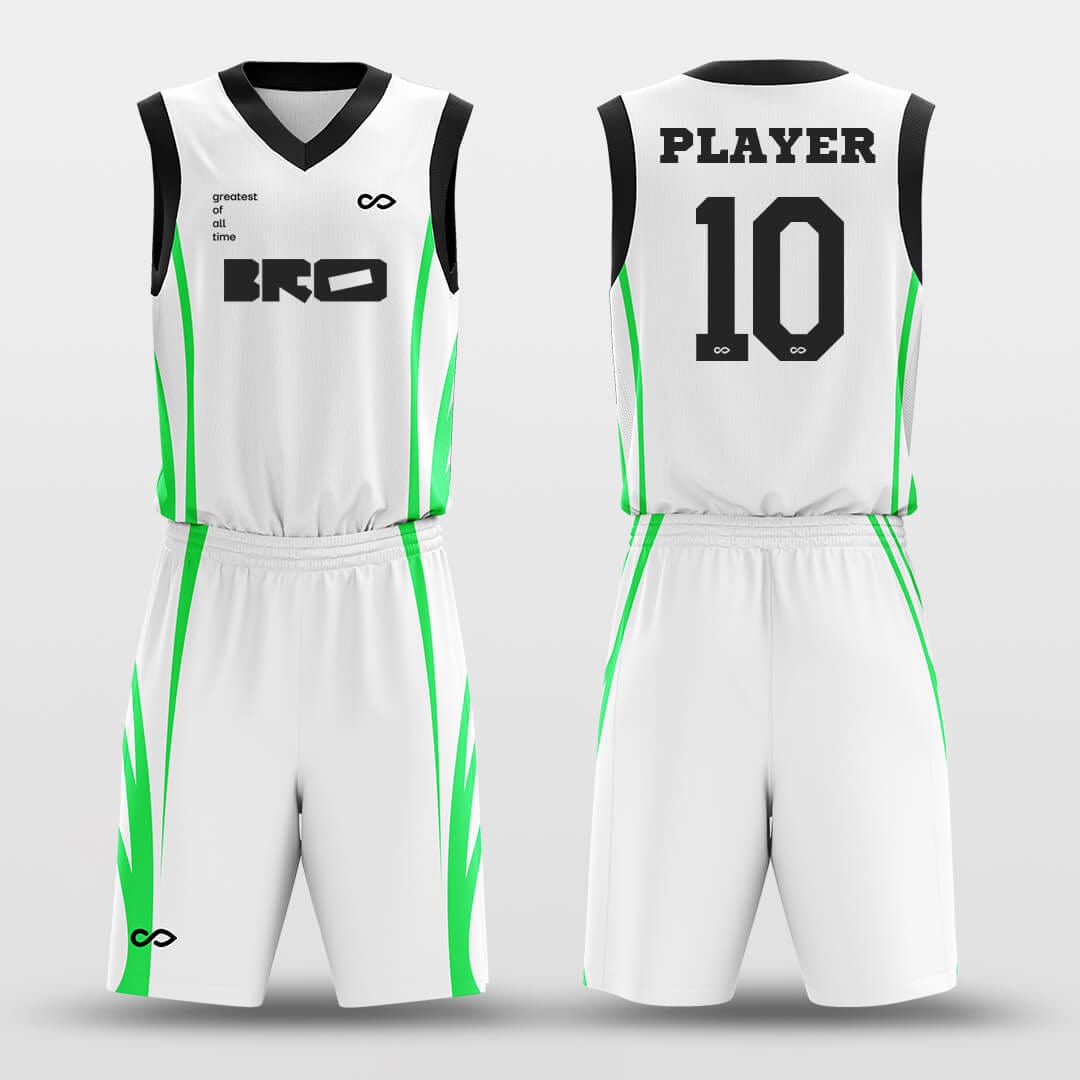Cikers Sports Basketball Uniforms Bamboo - Custom Sublimated Basketball Uniform Set