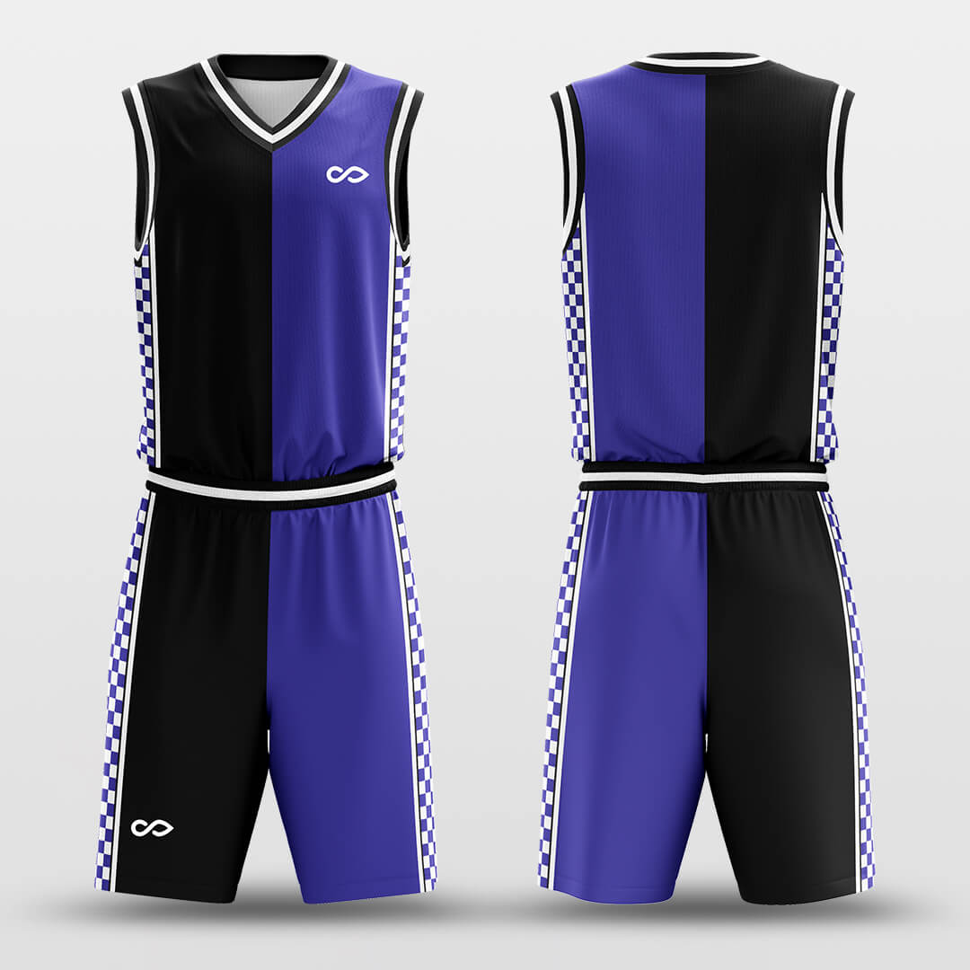 Cikers Sports Basketball Uniforms Chessboard - Custom Sublimated Basketball Uniform Set