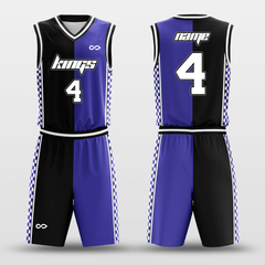 Cikers Sports Basketball Uniforms Chessboard - Custom Sublimated Basketball Uniform Set