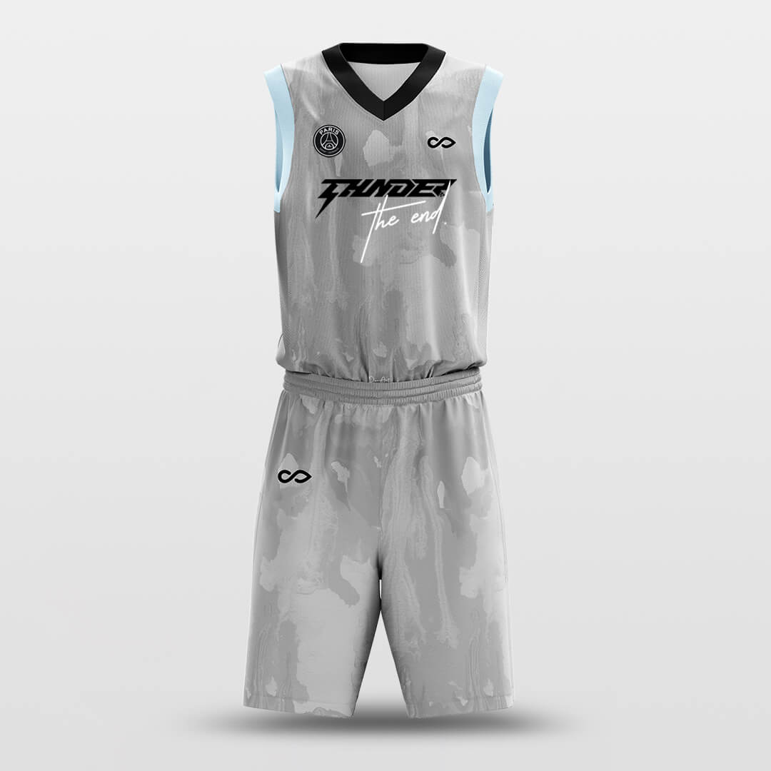Cikers Sports Basketball Uniforms Grey / S Ecology - Custom Sublimated Basketball Uniform Set