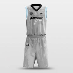 Cikers Sports Basketball Uniforms Grey / S Ecology - Custom Sublimated Basketball Uniform Set