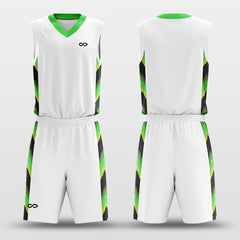 Cikers Sports Basketball Uniforms Neon - Custom Sublimated Basketball Uniform Set