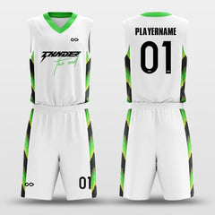 Cikers Sports Basketball Uniforms Neon - Custom Sublimated Basketball Uniform Set