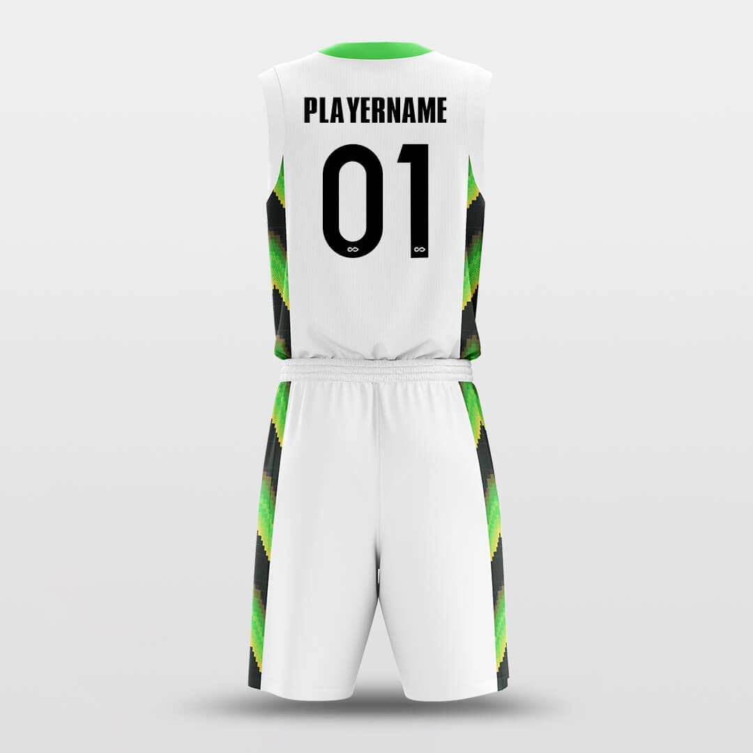 Cikers Sports Basketball Uniforms Neon - Custom Sublimated Basketball Uniform Set