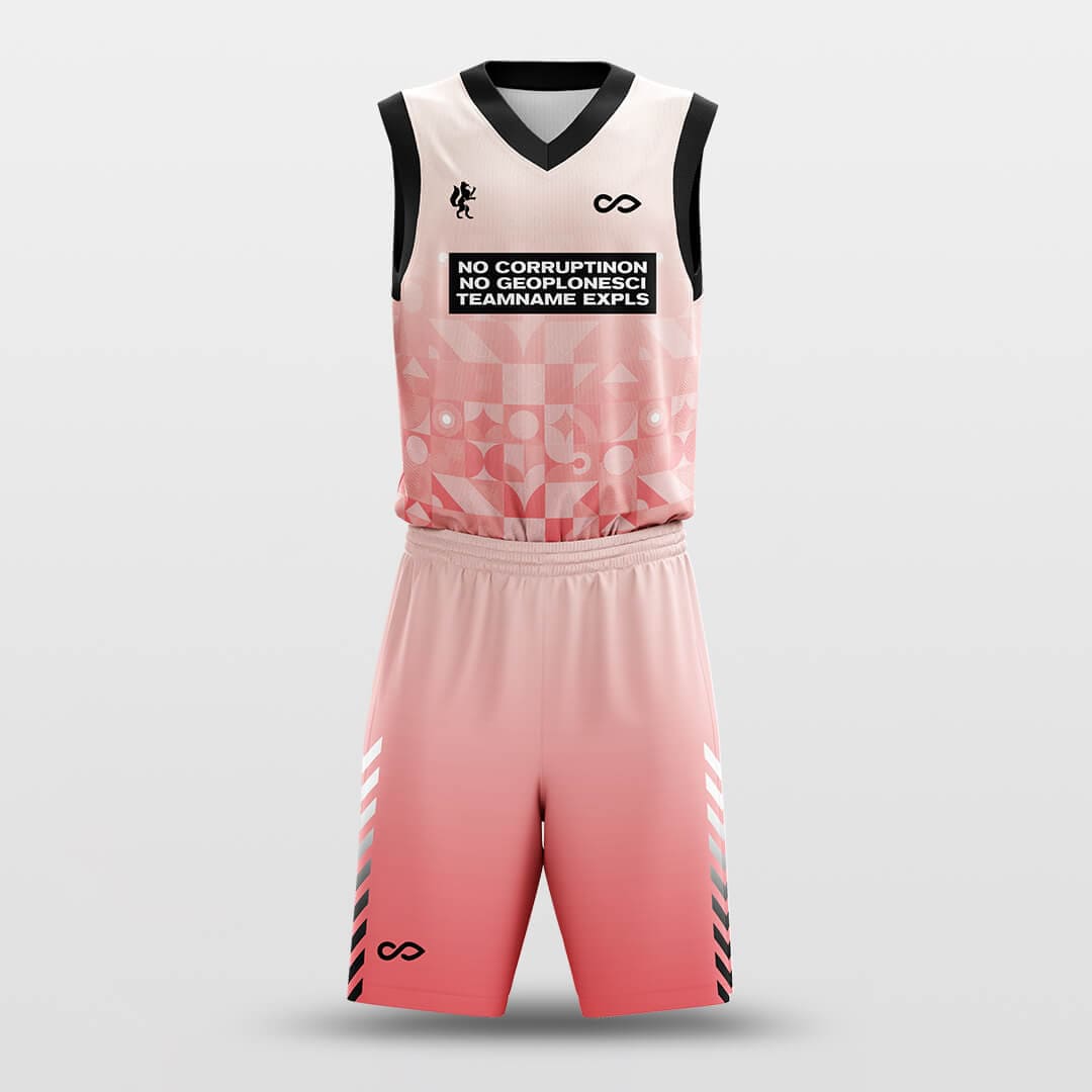 Cikers Sports Basketball Uniforms Pink / S Seaofstars - Custom Sublimated Basketball Uniform Set Cool Graphic
