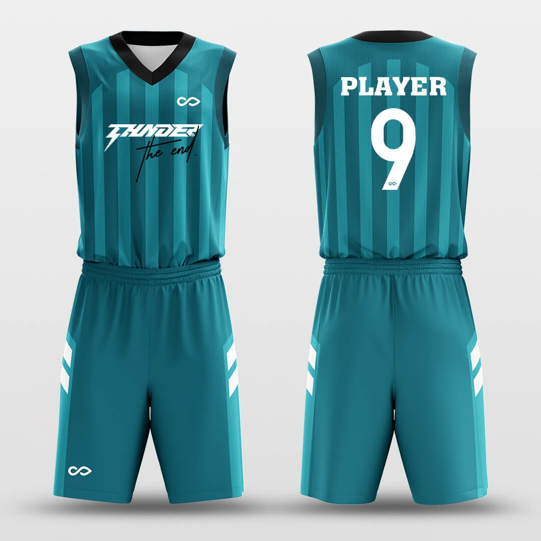 Cikers Sports Basketball Uniforms Runway - Custom Sublimated Basketball Uniform Set