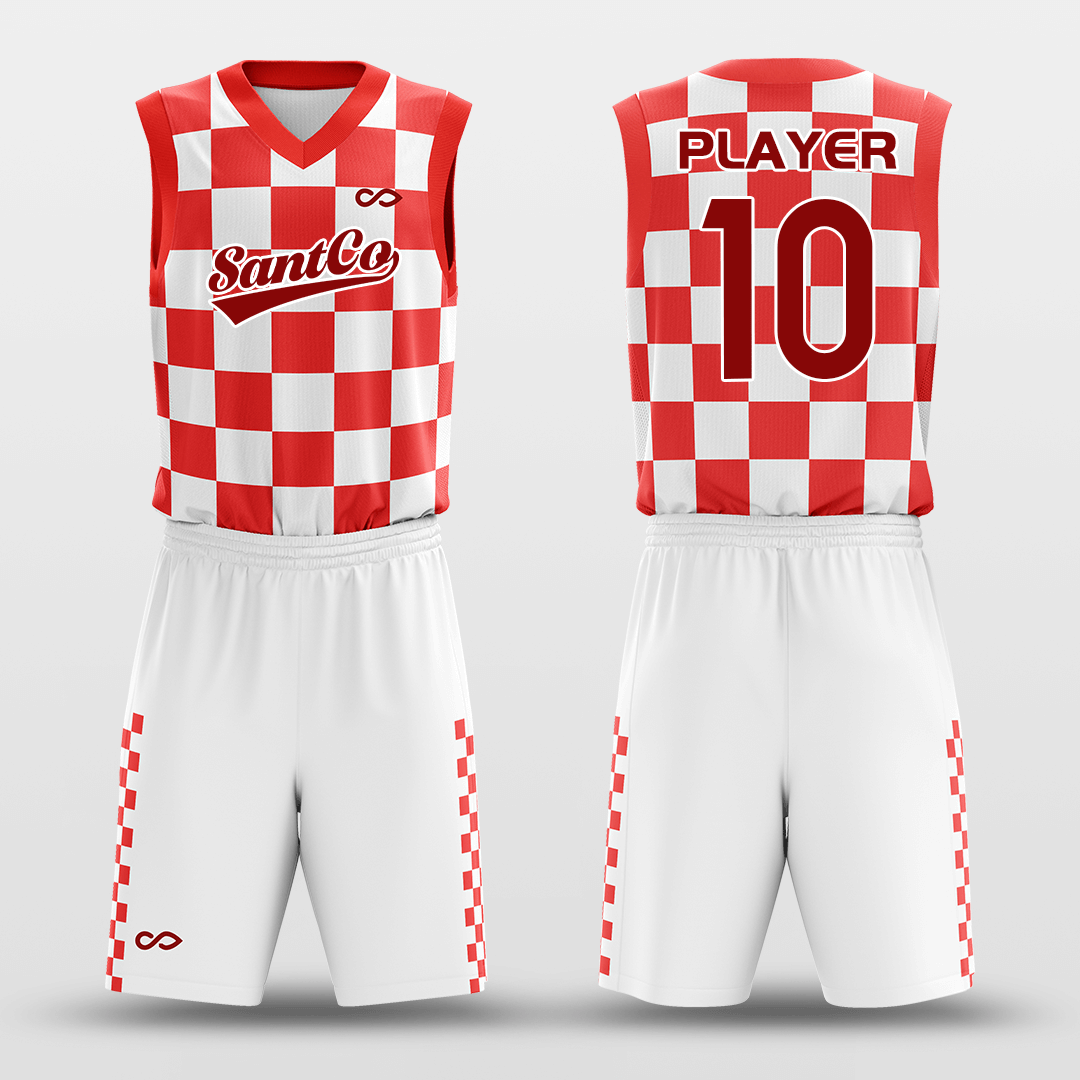 Cikers Sports Basketball Uniforms Square - Custom Sublimated Basketball Uniform Set