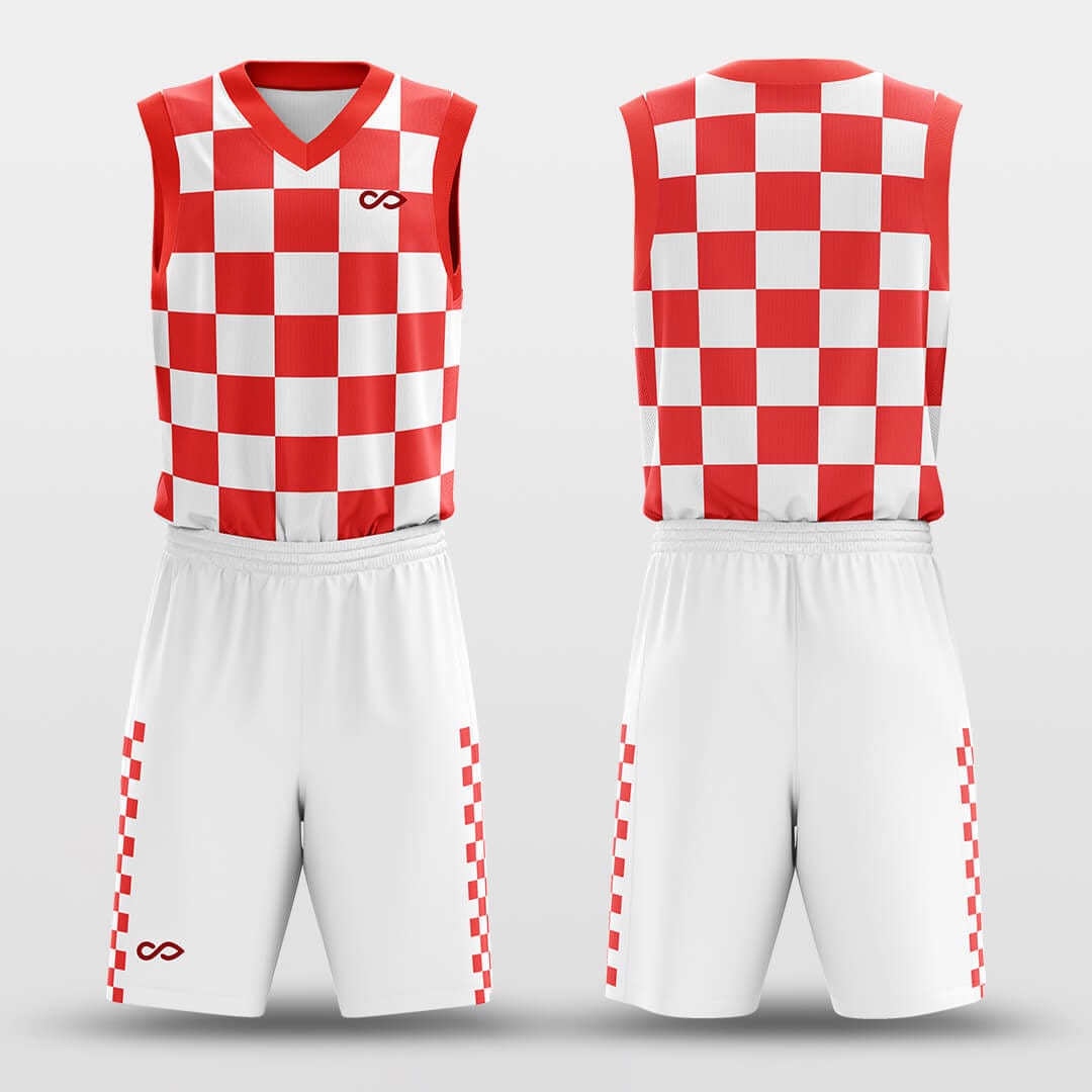 Cikers Sports Basketball Uniforms Square - Custom Sublimated Basketball Uniform Set