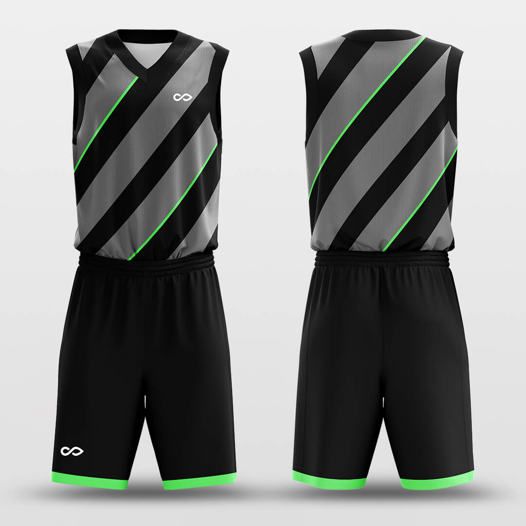 Cikers Sports Basketball Uniforms Track - Custom Sublimated Basketball Uniform Set