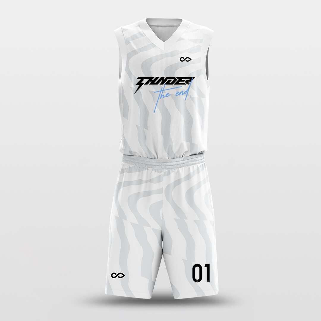 Cikers Sports Basketball Uniforms White / S White Horse - Custom Sublimated Basketball Uniform Set
