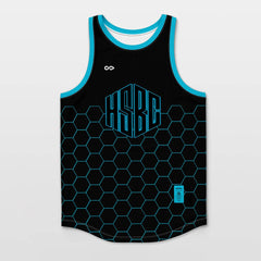 Cikers Sports Black / S Bee Net - Customized Basketball Jersey Sleeveless