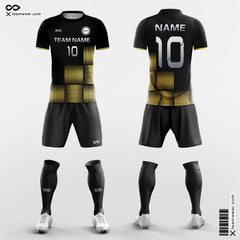 Cikers Sports Black / S Color Block - Men Customized Soccer Uniforms Sublimated