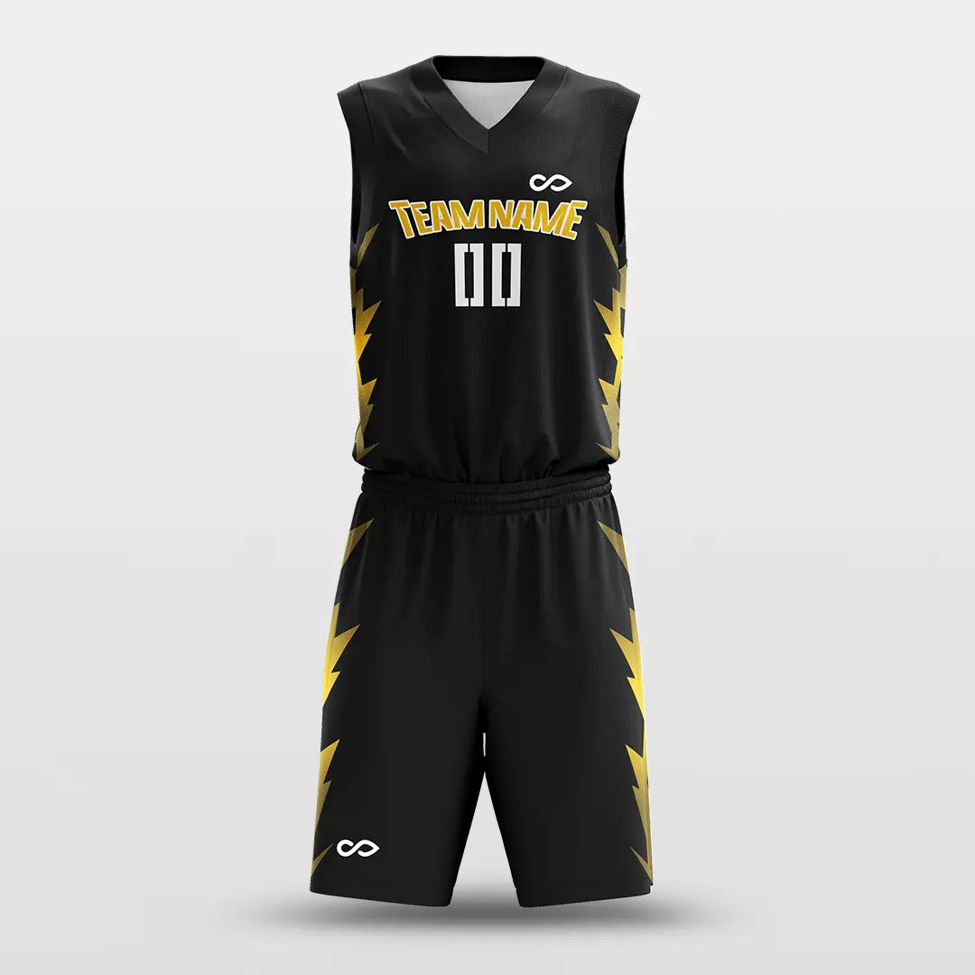 Cikers Sports Black / S Spark - Customized Sublimated Basketball Set