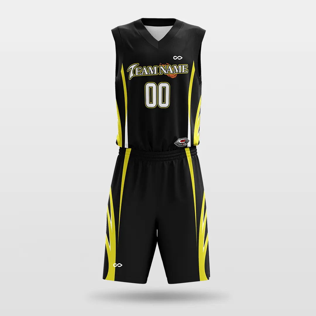 Cikers Sports Black / S Spread Wings - Customized Sublimated Basketball Set