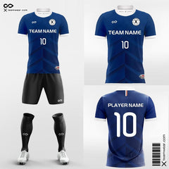 Cikers Sports Blue / S Geometric Rise - Team Custom Soccer Uniforms Sublimated
