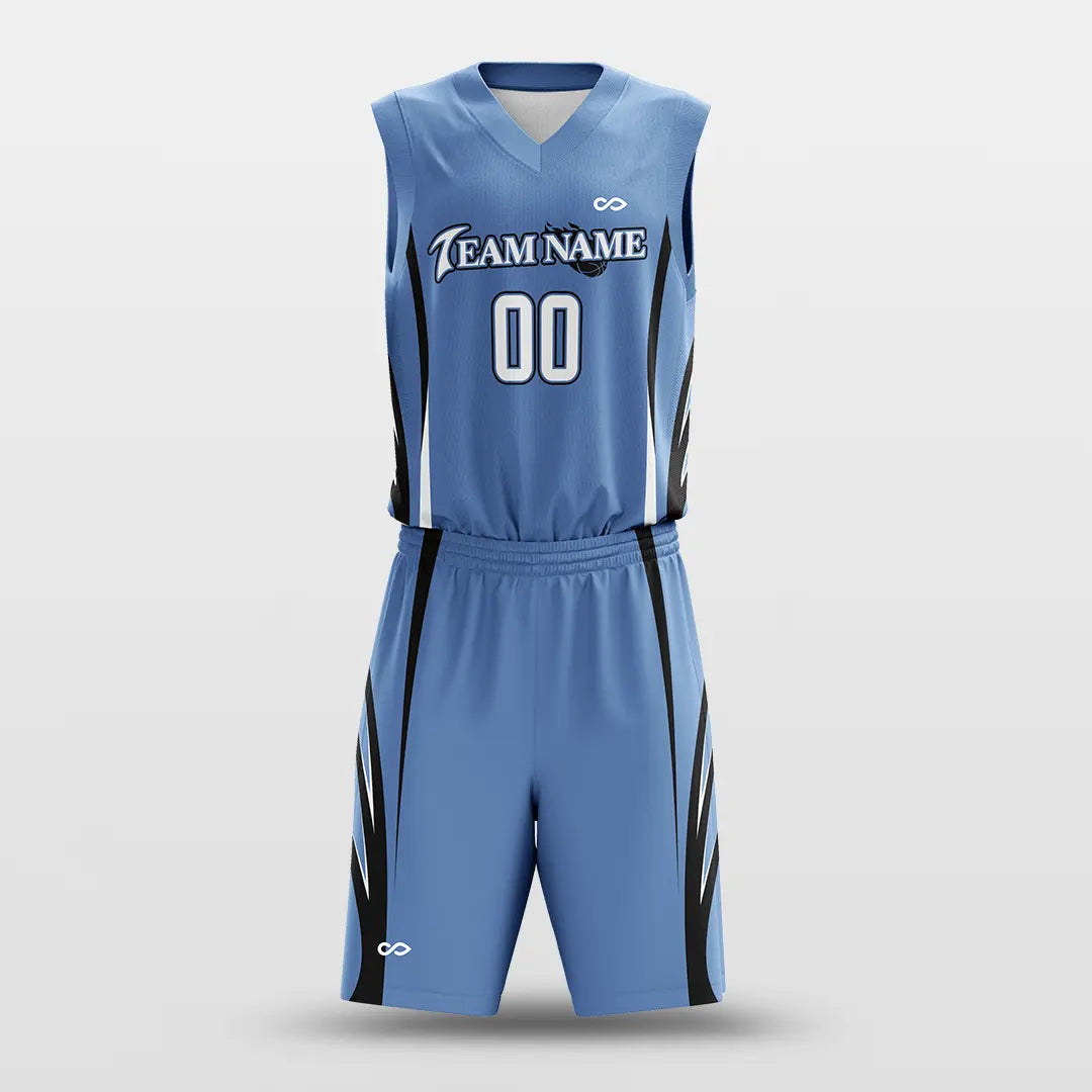 Cikers Sports Blue / S Spread Wings - Customized Sublimated Basketball Set