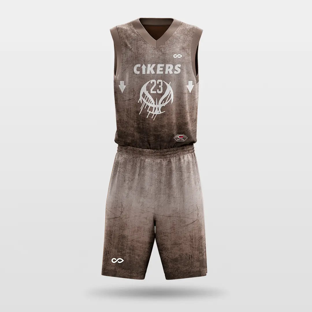 Cikers Sports Brown / S Underdog - Customized Sublimated Basketball Set