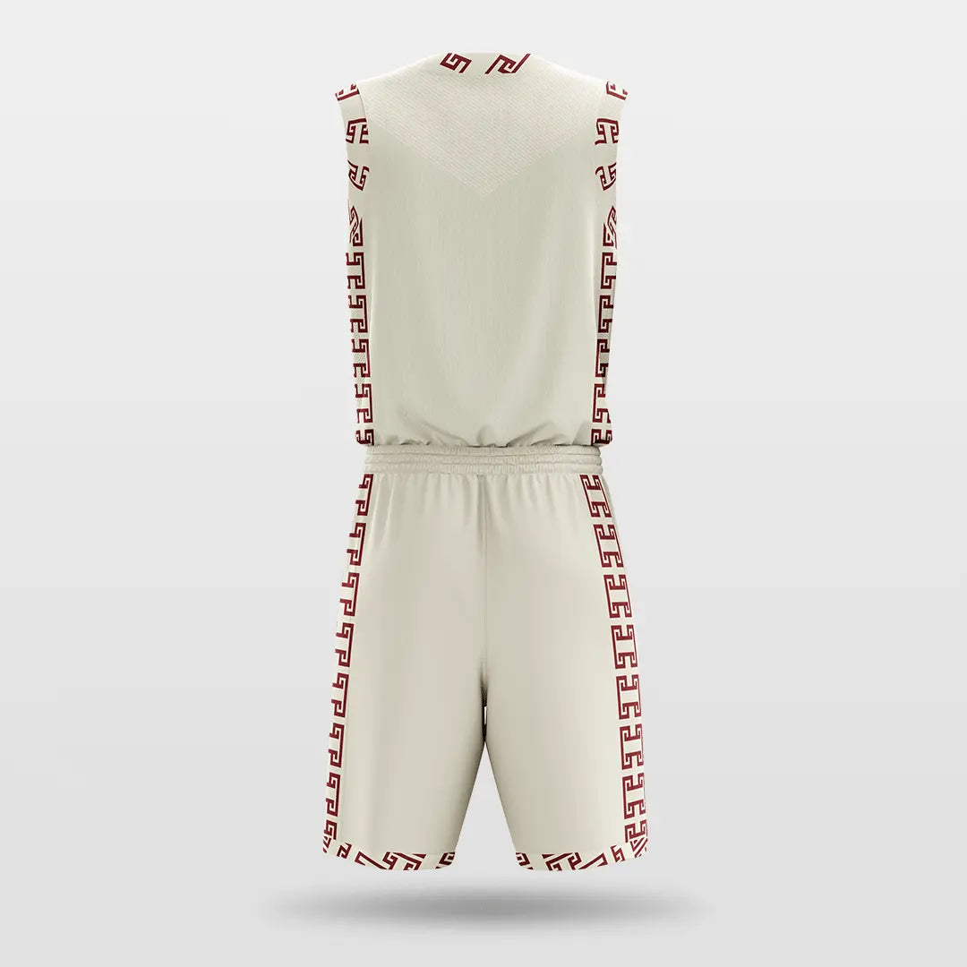 Cikers Sports Chinese knot - Customized Sublimated Basketball Set