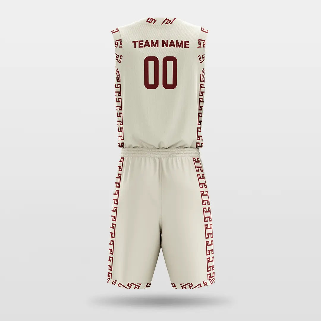 Cikers Sports Chinese knot - Customized Sublimated Basketball Set