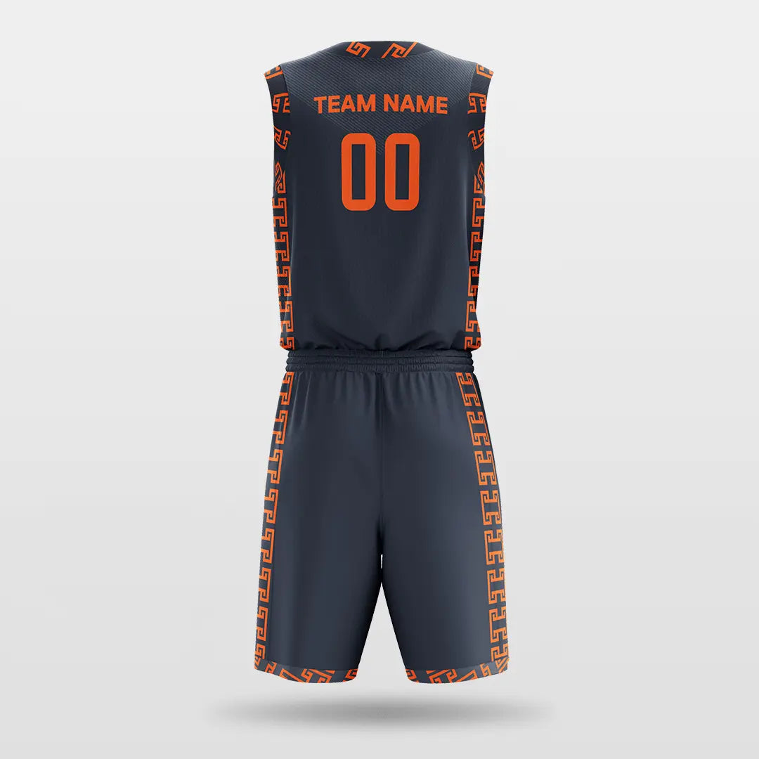 Cikers Sports Chinese knot - Customized Sublimated Basketball Set