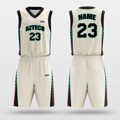 Cikers Sports Chn style - Customized Sublimated Basketball Set