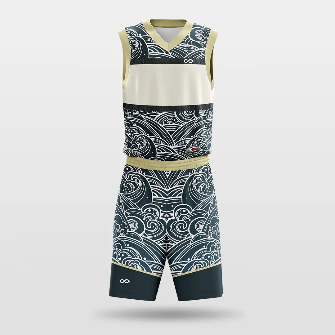 Cikers Sports Clouds - Customized Sublimated Basketball Set