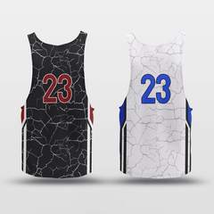 Cikers Sports Cracking - Customized Reversible Quick Dry Basketball Jersey