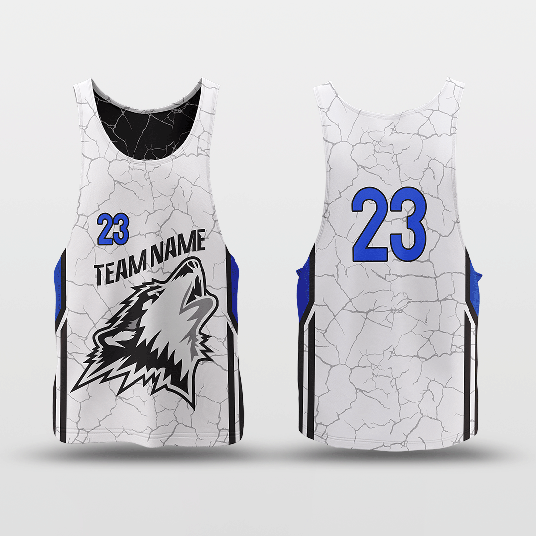 Cikers Sports Cracking - Customized Reversible Quick Dry Basketball Jersey