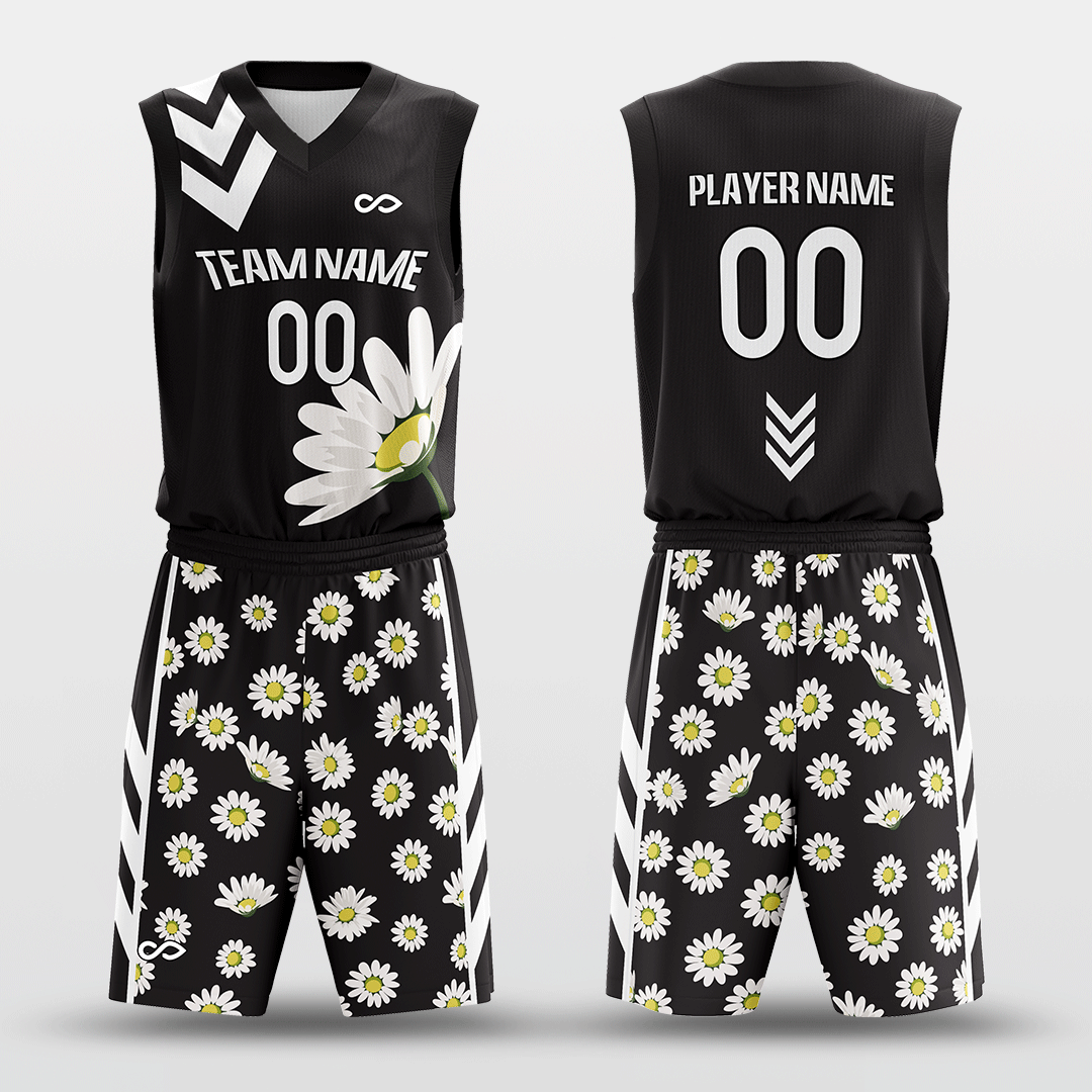 Cikers Sports Daisy - Customized Sublimated Basketball Set